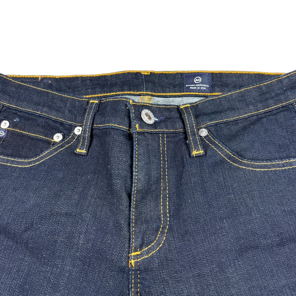 AG Adriano Goldschmied Jeans Size 28 Dark Wash Low Rise - Picture 6 of 10